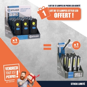 OPE VTEP - 12 lampes de poche réf.82313 achetées, 12 lampes stylo réf.82234 offertes