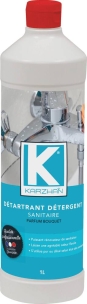 Détartrant rénovateur de sanitaire et salle de bain - lot de 12 bouteilles de 1L