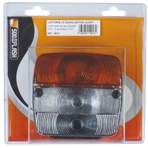 Feu avant carré 2 fonctions - blister