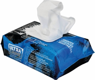 Boîte de 100 lingettes XXL ultra résistante PRO MULTI-USAGE-format 38x25cm- présentoir comptoir de 6 boîtes