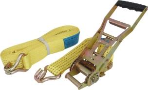 Sangle d'arrimage à cliquet séparé inversé 50mm 7,5T 12m doigts soudés