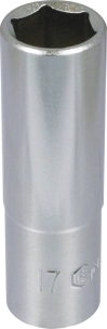 Douille longue 1/2" de 17mm - carte