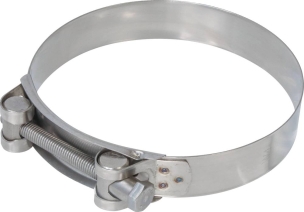 Collier à tourillons acier inox 24mm de 80 à 85mm - lot de 50 pcs