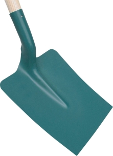 Pelle de terrassier métallique carrée 230mm avec manche 1,1m