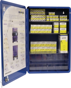 Ampoule camion/bus 24V assortiment - Présentoir mural de 170 pcs