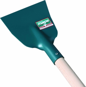 Racloir acier coudé 18cm avec manche 1,10m