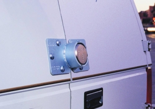 Cadenas rond zinc + moraillon droit 230mm