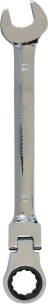 Clé mixte articulée à cliquet de 18mm - carte