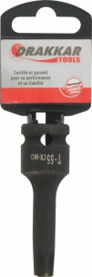 Douilles tournevis à chocs 1/2" Torx® T55 - carte