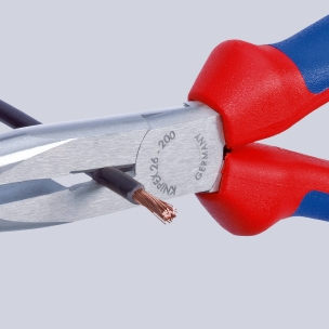 Pince droite 200mm demi-ronde bi-matière