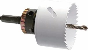 Scie trépan bi-métal 8% cobalt de 19 à 76mm - spécial maintenance - coffret de 12 pièces