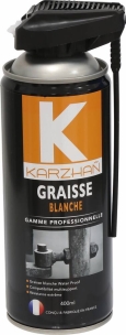 Graisse blanche avec tête 2 jets - lot de 6 aérosols 400ml