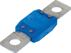 Fusible enfichable méga 200A bleu - lot de 5 pcs