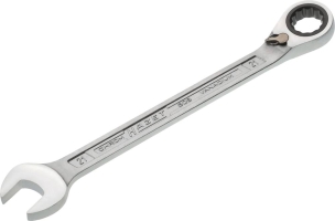 Clé mixte coudée à cliquet de 21mm avec inverseur