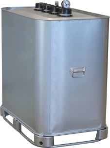 Cuve de stockage gasoil galvanisée 700L double paroi