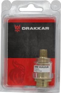 Mini-huileur mâle 1/4" - blister