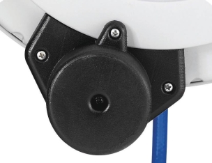 Enrouleur automatique orientable de tuyau d'air polyuréthane 15 bar 8x12mm 12+1m 1/4" avec frein