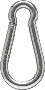 Mousqueton en acier inox 120mm