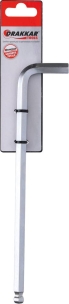 Clé mâle coudée hexagonale extra longue 10mm - carte