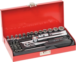 Coffret de douilles 1/4" - 42 pcs