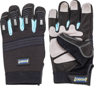 Gants de mecanicien cuir et pvc t.XXL