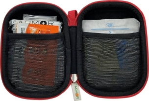 Trousse de secours universelle individuelle - présentoir de 14 pcs