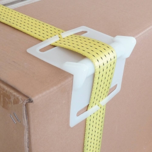 Cornière PVC pour sangle largeur max. 100mm