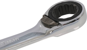 Clés mixtes coudées à cliquet de 8 à 24mm avec inverseur - pochette de 14 pcs