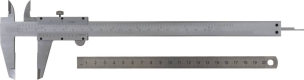 Pied à coulisse 200mm 1/20 avec jauge de profondeur et réglet - coffret