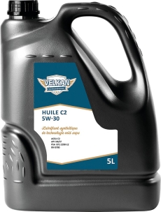 Huile pour moteur C2 5W30 - bidon de 5L