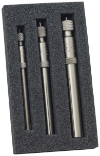 Pointeau de centrage alésages 6/8 8/11 11/16 - lot de 3 pcs