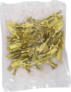 Cosse plate mâle 6,3X0,8mm 0,5 à 1mm² - lot de 100 pcs