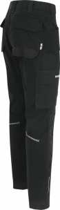 Pantalon de travail multipoches 97% coton noir T36