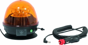 Gyrophare LED sur batterie 4A/h base magnétique
