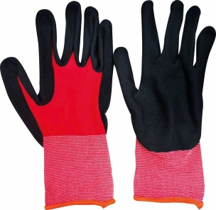 Gants milieux huileux enduit nitrile T10