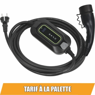 Chargeur véhicule électrique/hybride Type 2 / 230V - 3,7Kw - 16A - longueur 5m