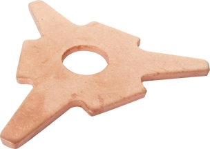 Etoile cuivre pour extracteur à inertie - lot de 100 pcs