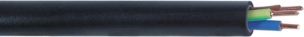 Câble rigide U1000 R2V 3G2,5mm² noir 10m
