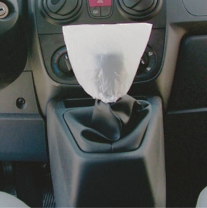 Couvre levier de vitesse 20 microns - boîte de 500 pcs