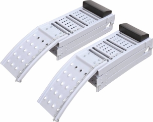 Rampes acier pliables en 3 parties 500/1600Kg 2000mm - lot de 2 pcs Rampes acier pliables en 3 parties 500/1600Kg 2000mm - lot de 2 pcs