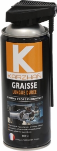 Graisse verte au lithium longue durée avec tête 2 jets - lot de 6 aérosols 400ml