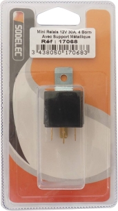 Relais 4 bornes 30A 12V - blister