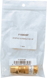 Raccord rapide femelle stoptac oxygène sur détendeur