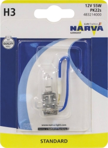 Ampoule H3 12V 55W Pk22s - blister
