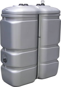 Cuve de stockage gasoil PEHD 1000L double paroi