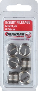 Insert fileté M12x1,75 - blister de 6 pcs