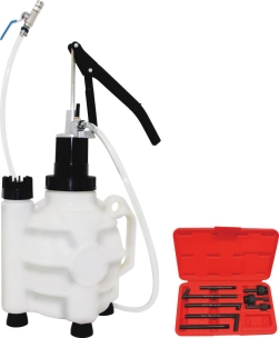 Réservoir pour remplissage d'huile de transmission 9,5L avec 8 adaptateurs