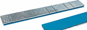 Masse adhésive argent en acier zingué 60g - lot de 100 pcs