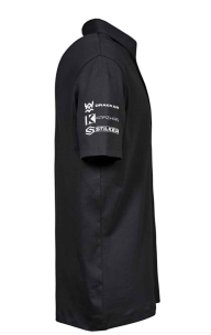 Polo noir taille S femme - Drakkar - Karzhañ - Stilker