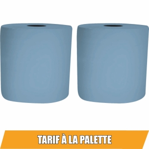 Ouate bleue 1000 formats 3 plis 260x350mm - lot de 2 bobines